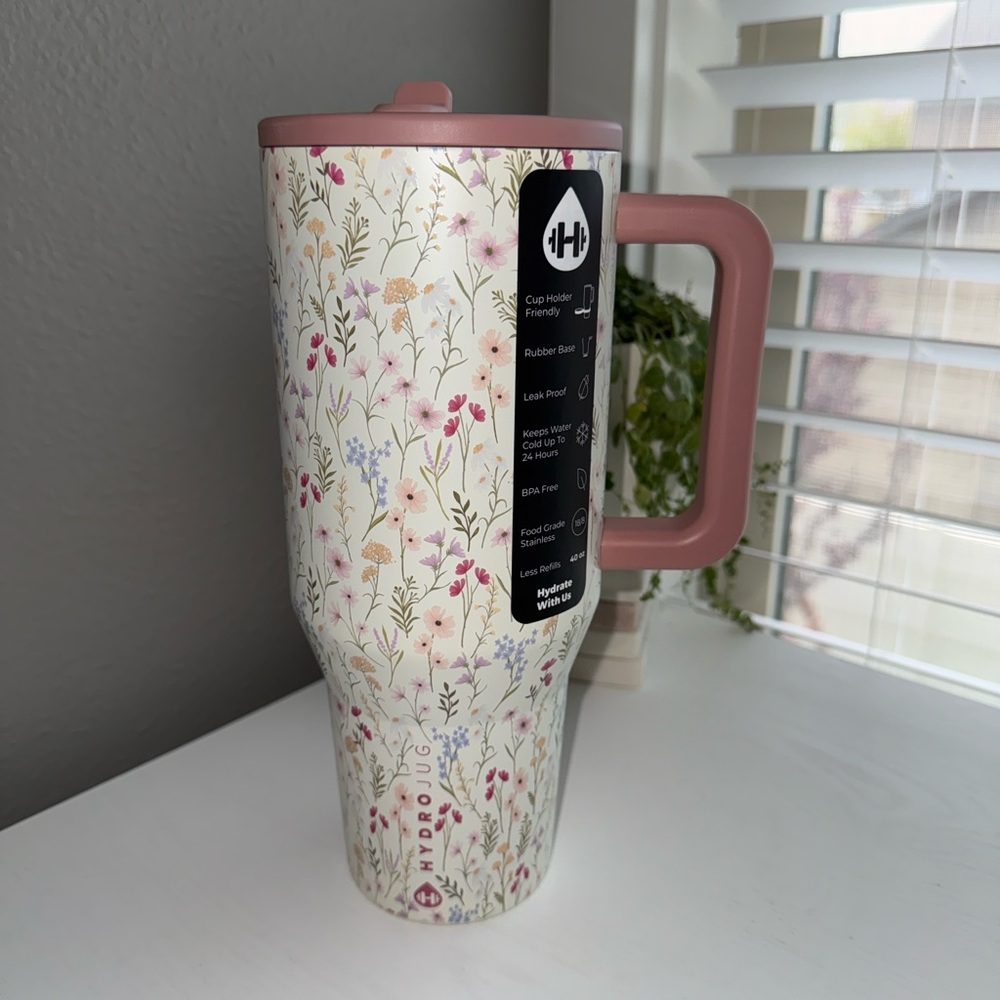 Hydrojug Wildflower Traveler 40 oz